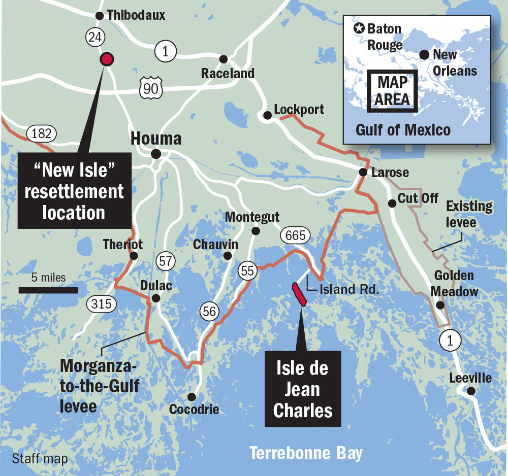 082822 New Isle de Jean Charles map